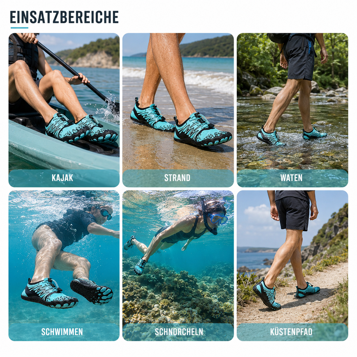 TerraVey | Tidestep Schnelltrocknender Barfuß-Wassersneaker