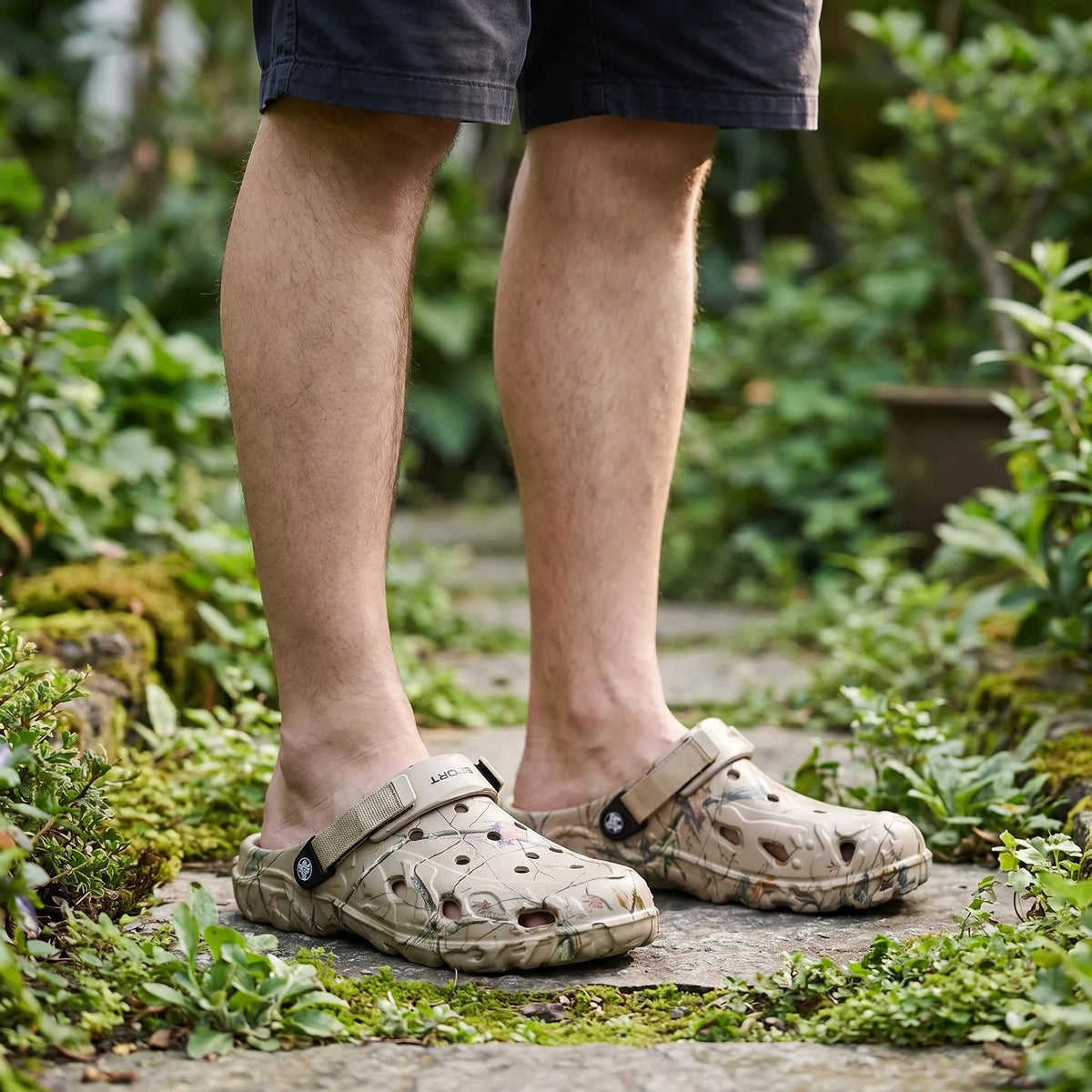 TerraVey | Veldrox Herren-Camouflage-Clogs