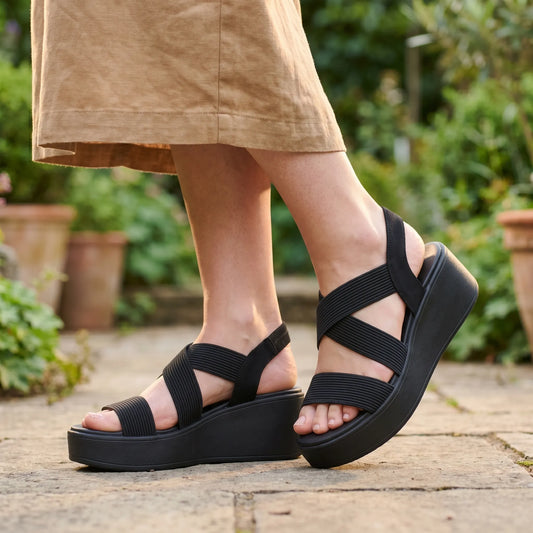 TerraVey | Veloza Plattform-Sommersandalen