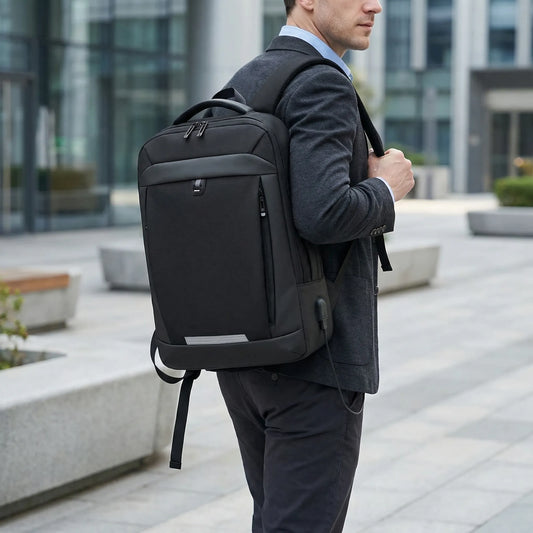 TerraVey | Vexarlo Erweiterbare 17-Zoll-Laptop-Rucksack