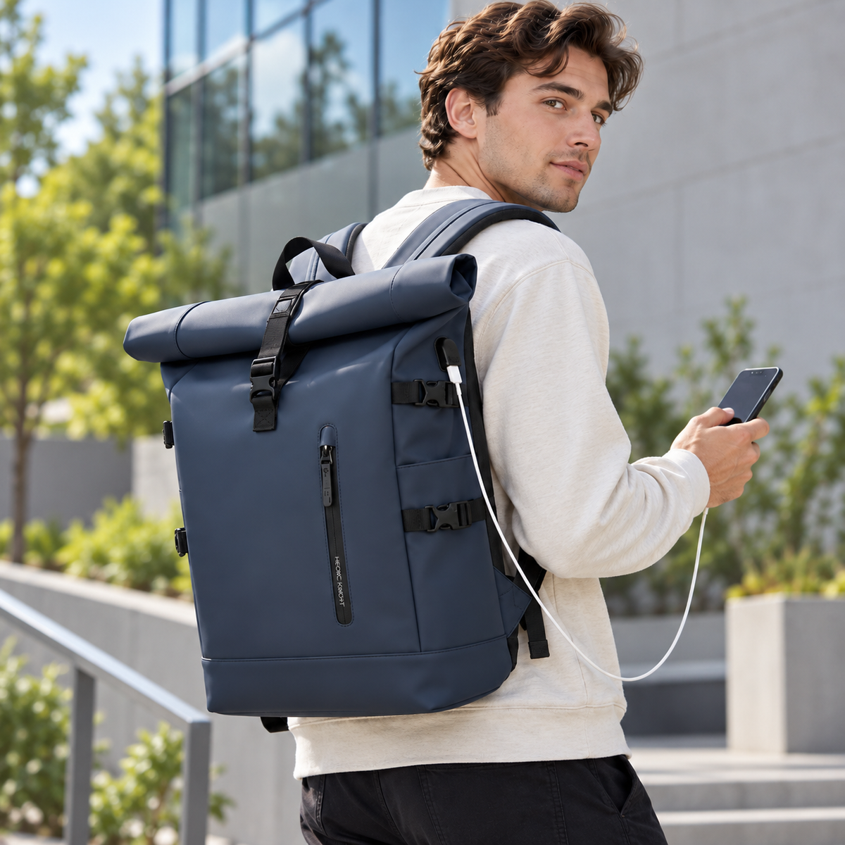 TerraVey | Wayfold Rolltop-Rucksack