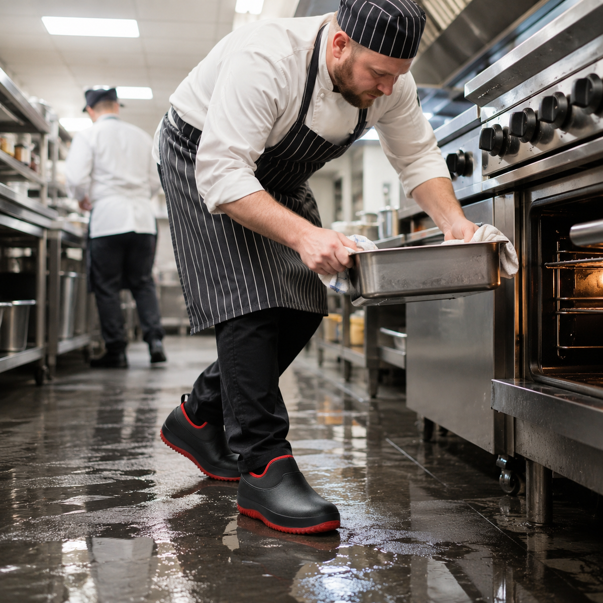 Schuhe Arbeit wasserdicht & rutschfest – SlipSafe Workwear