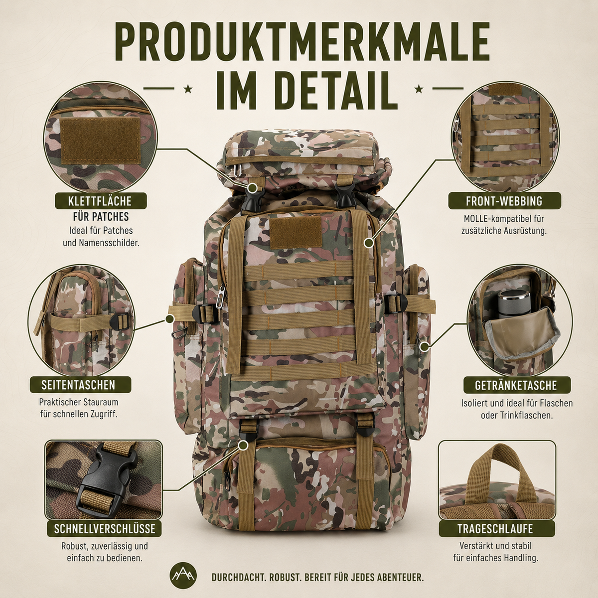 TerraVey | 80-Liter-Trekkingrucksack