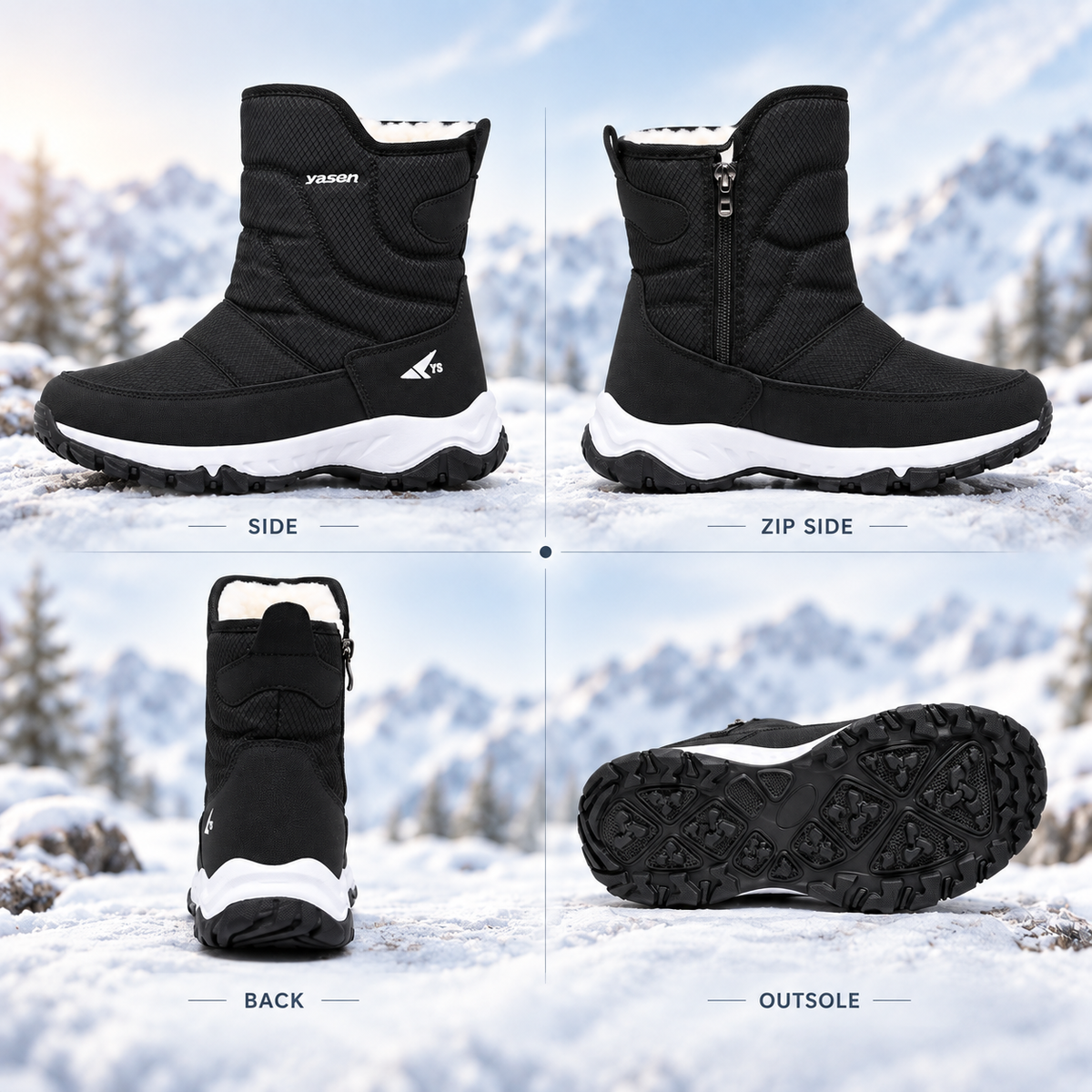 Winterstiefel für Herren Wasserdicht – ThermoStride