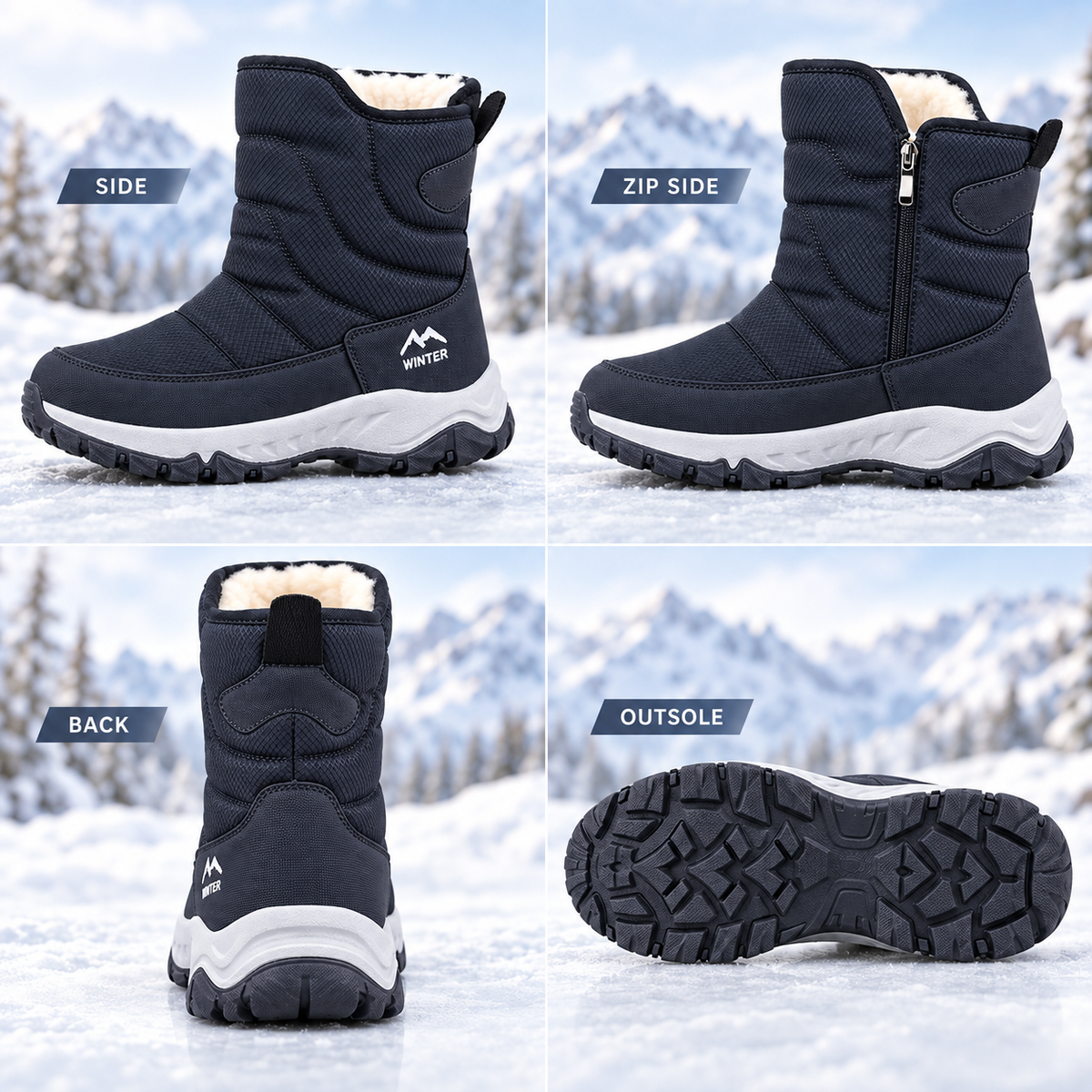 Winterstiefel für Herren Wasserdicht – ThermoStride