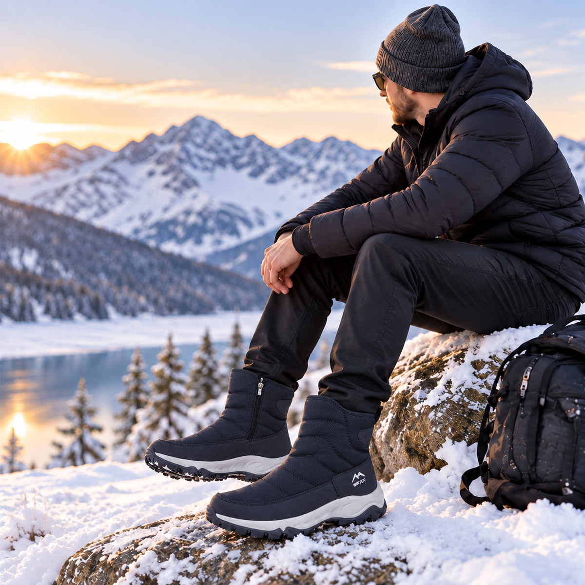 Winterstiefel für Herren Wasserdicht – ThermoStride